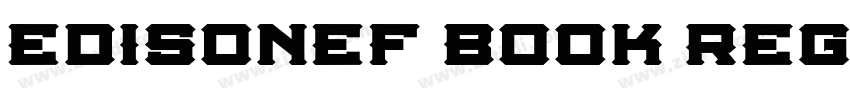 EdisonEF Book Regula字体转换
